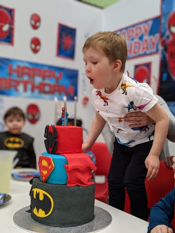 Superhero Cake Design